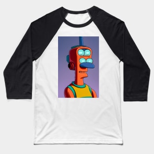 Four-eyed robot Baseball T-Shirt